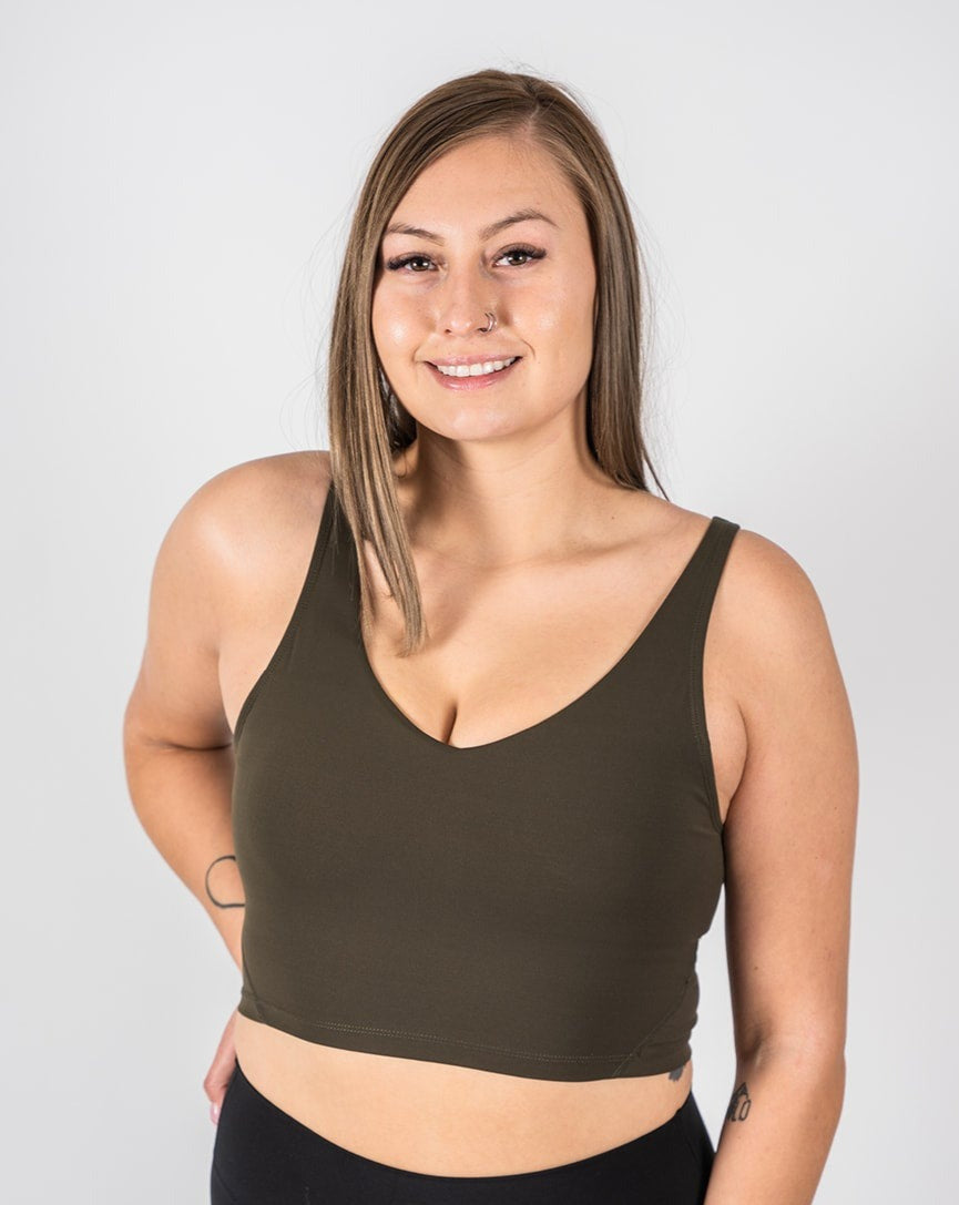 Sarah Crop | Built in Bra*