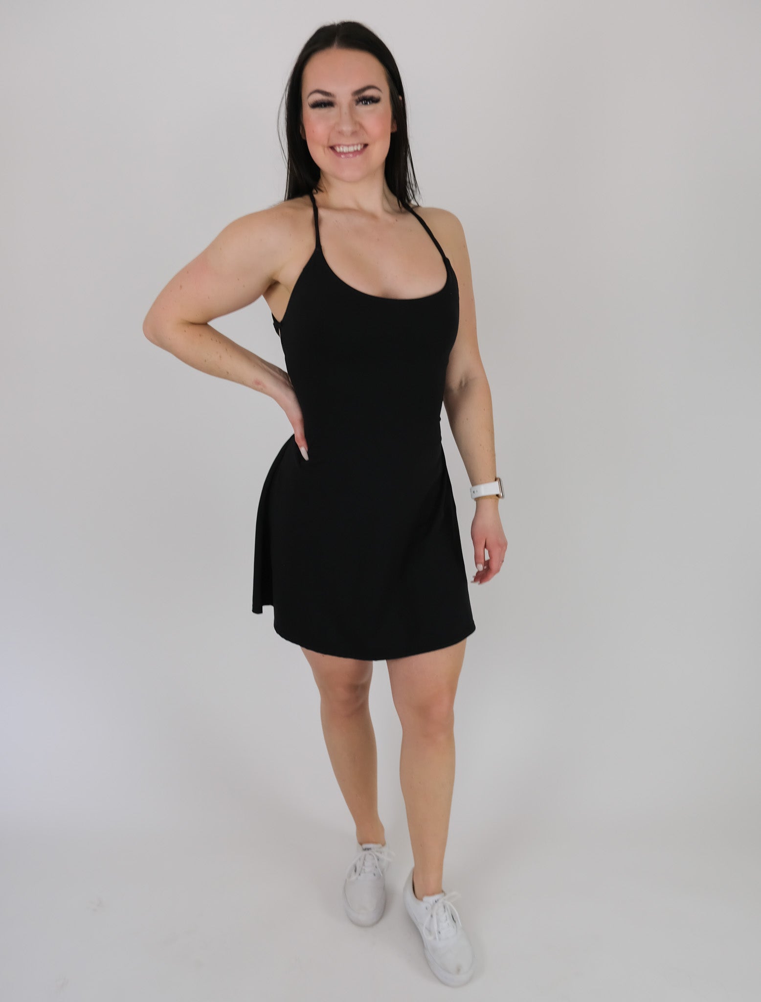 Dream Dress  Built in Bra + Removable Shorts – Myles Fitness